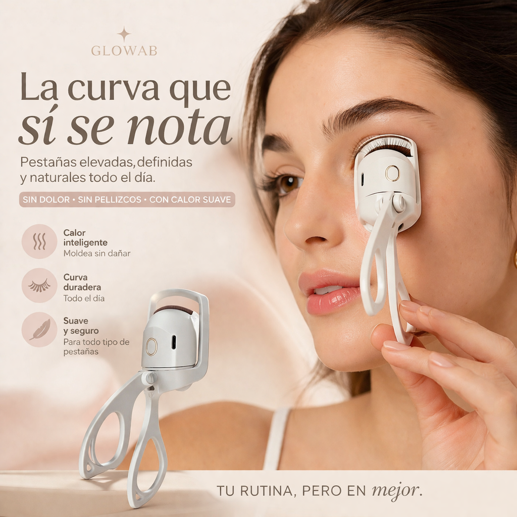 GLOWAB LashFix / Corrector de Pestañas Eléctricos