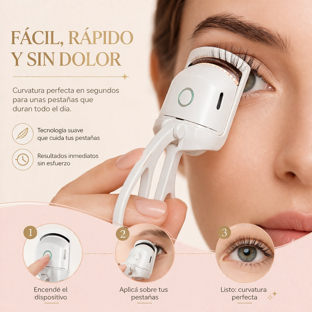 GLOWAB LashFix / Corrector de Pestañas Eléctricos